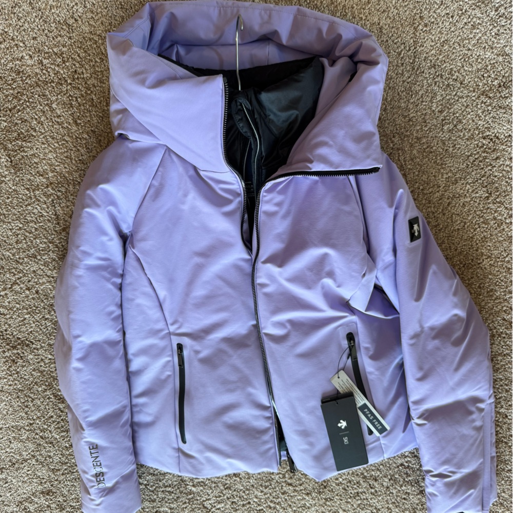 Descente Light Purple Puffer Jacket
